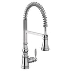 MOEN S73104 Weymouth One-Handle Pre-Rinse Spring Pulldown Kitchen Faucet - Chrome