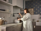 MOEN S664BL Traditional Pot Filler Traditional Wall Mount Swing Arm Pot Filler - Matte Black
