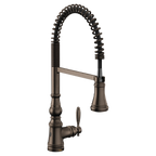 MOEN S73104EWORB Weymouth Motionsense Wave One-Handle Pre-Rinse Spring Touchless Kitchen Faucet - Oil Rubbed Bronze