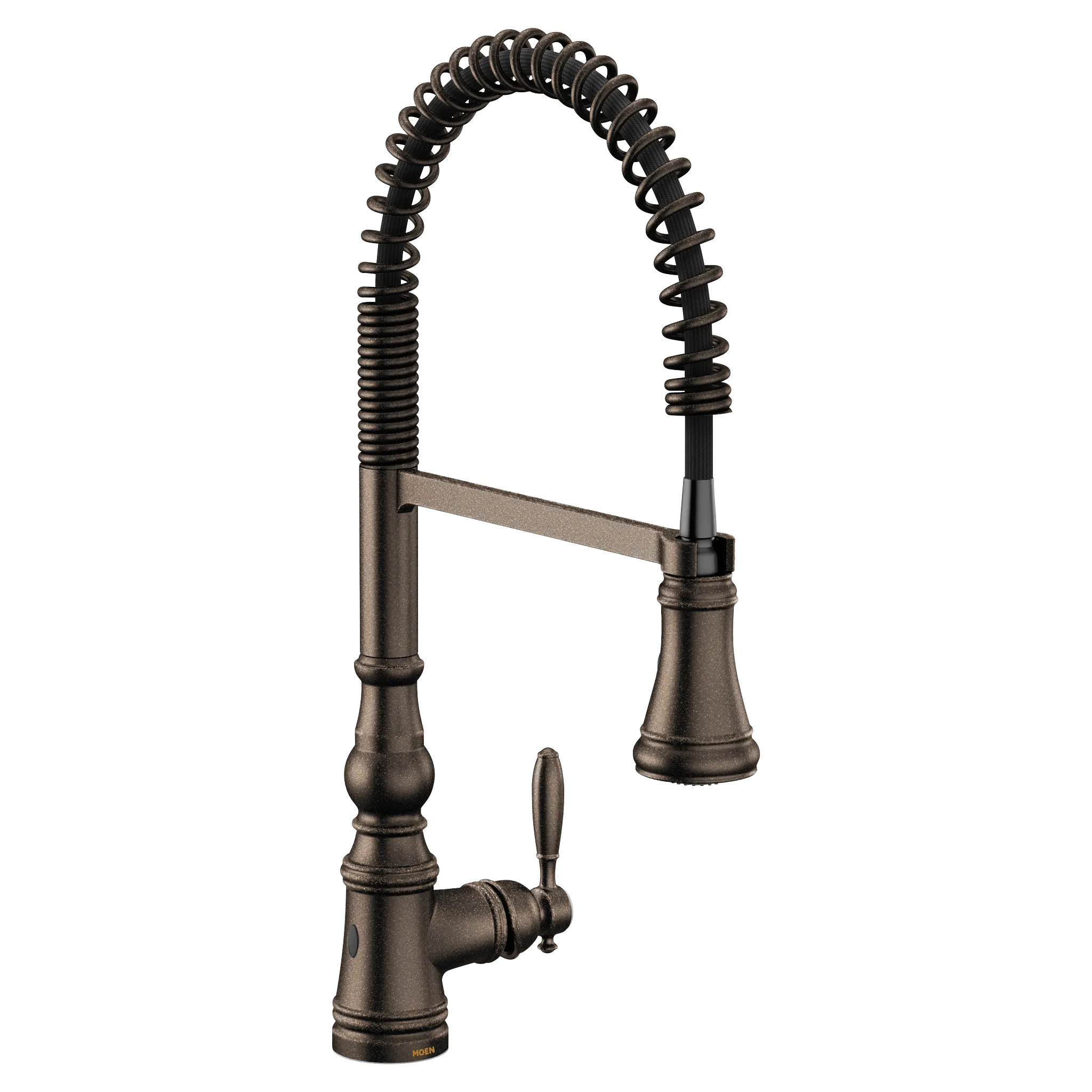 MOEN S73104EWORB Weymouth Motionsense Wave One-Handle Pre-Rinse Spring Touchless Kitchen Faucet - Oil Rubbed Bronze