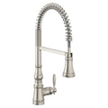 MOEN S73104SRS Weymouth One-Handle Pre-Rinse Spring Pulldown Kitchen Faucet - Spot Resist Stainless