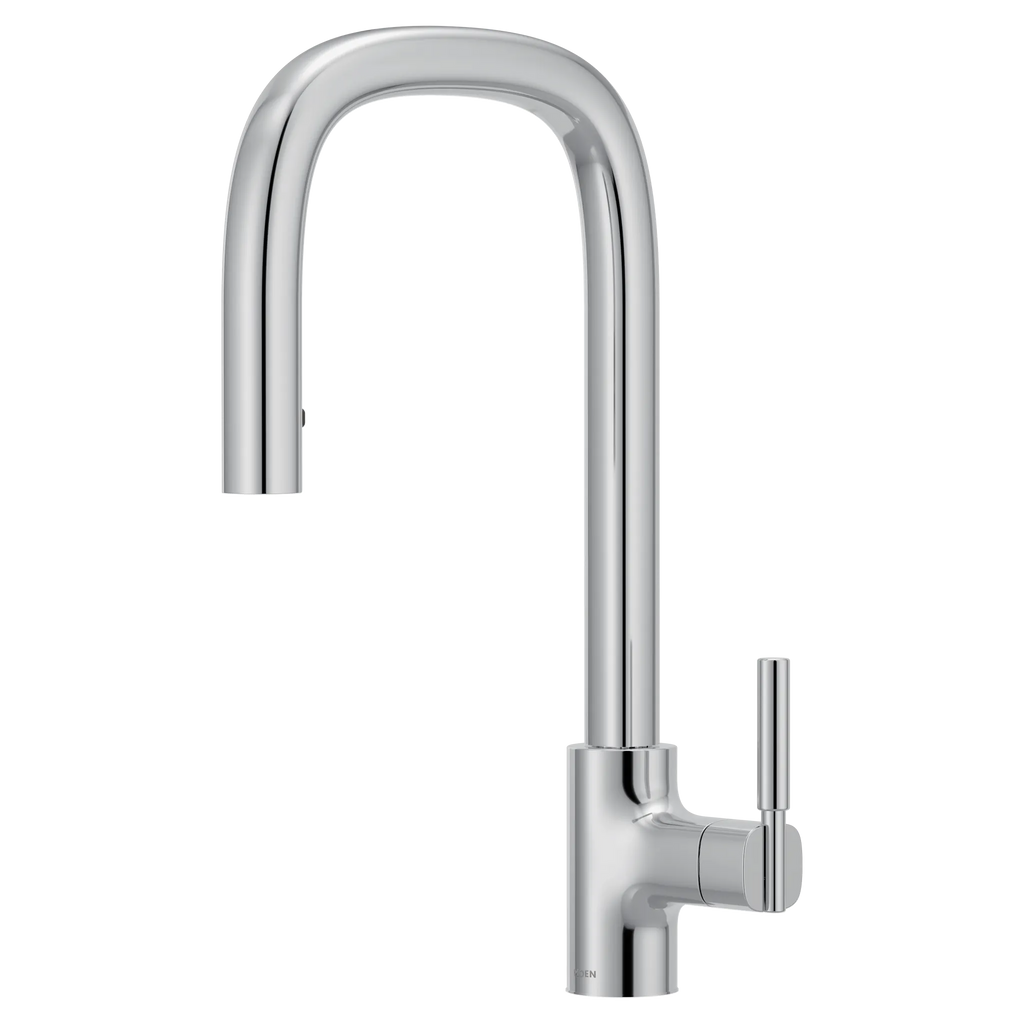 MOEN S74001 Tenon One-Handle High Arc Pulldown Kitchen Faucet - Chrome