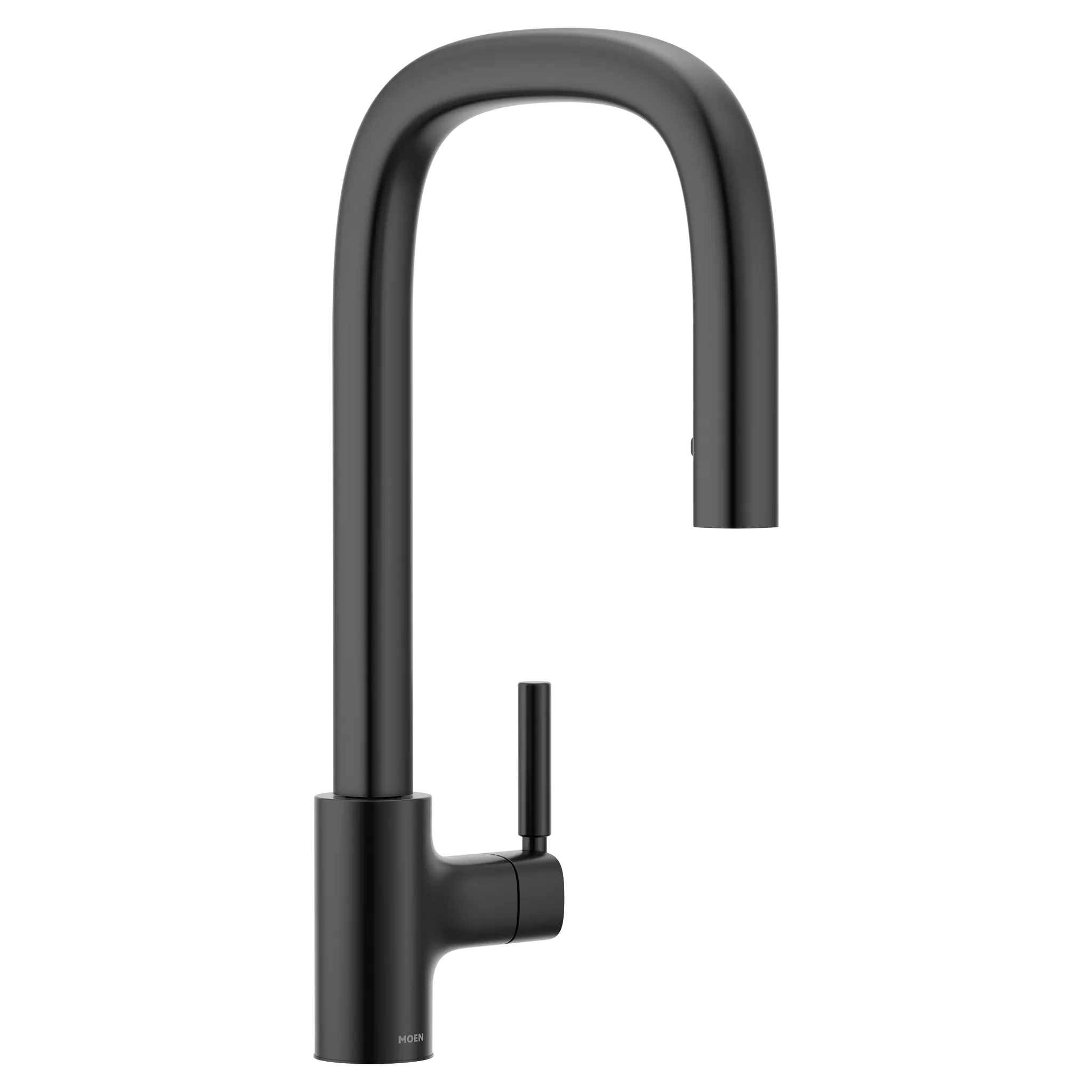 MOEN S74001BL Tenon One-Handle High Arc Pulldown Kitchen Faucet - Matte Black