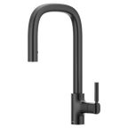 MOEN S74001BL Tenon One-Handle High Arc Pulldown Kitchen Faucet - Matte Black