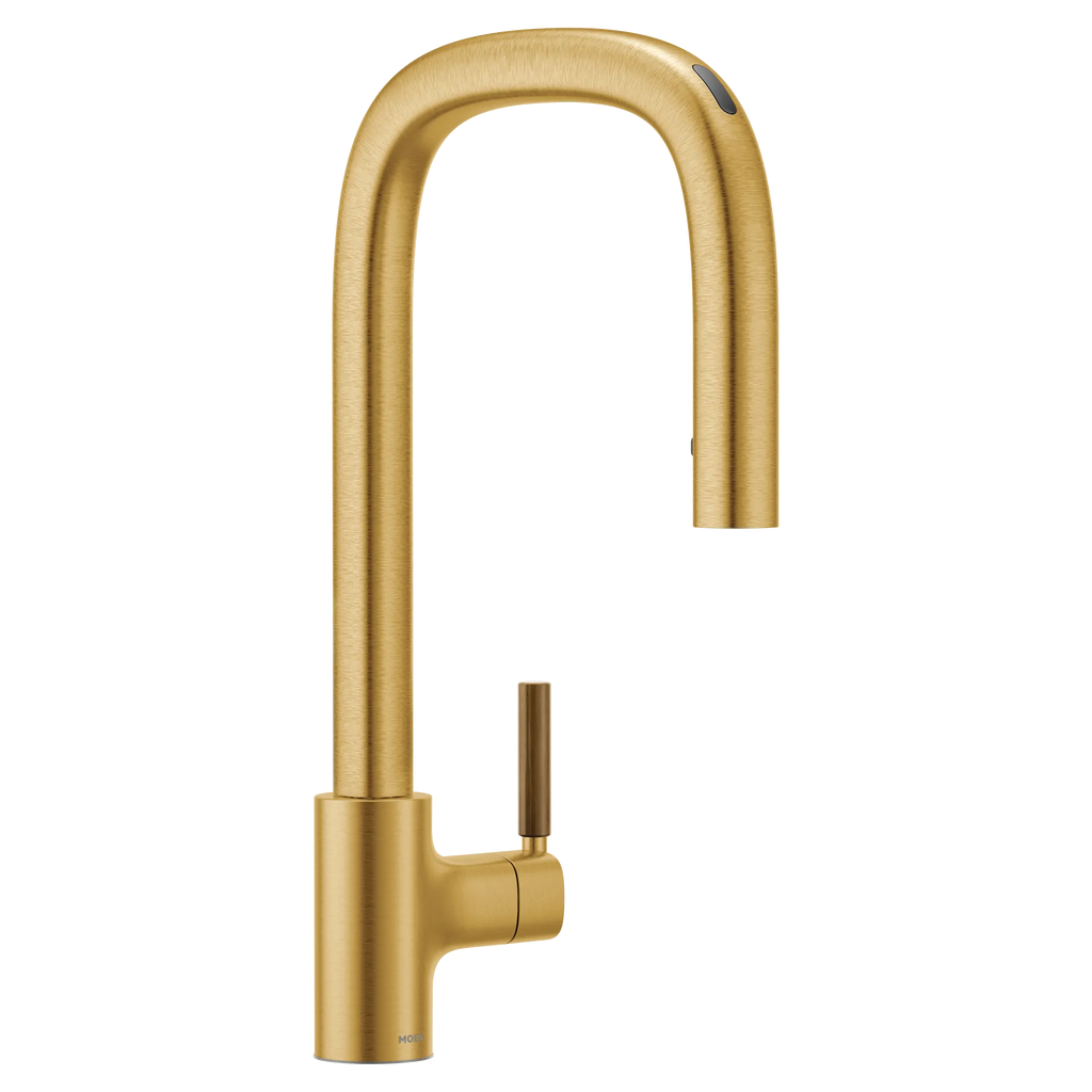 MOEN S74001EV2BG Tenon Motion Control Smart Pulldown Touchless Kitchen Faucet - Brushed Gold