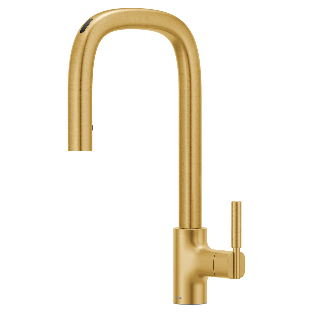 MOEN S74001EV2BG Tenon Motion Control Smart Pulldown Touchless Kitchen Faucet - Brushed Gold