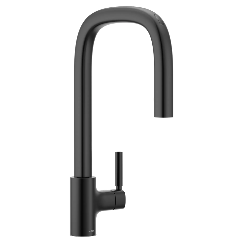 MOEN S74001EV2BL Tenon Motion Control Smart Pulldown Touchless Kitchen Faucet - Matte Black