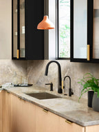 MOEN S75005 Nio One-Handle High Arc Pulldown Kitchen Faucet - Chrome