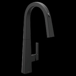 MOEN S75005EV2BL Nio  One-Handle Pulldown Kitchen Faucet In Matte Black