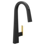 MOEN S75005EV2BL Nio Motion Control Smart Pulldown Touchless Kitchen Faucet - Matte Black