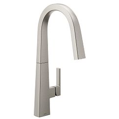 MOEN S75005SRS Nio  One-Handle Pulldown Kitchen Faucet In Spot Resist Stainless