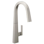 MOEN S75005SRS Nio One-Handle High Arc Pulldown Kitchen Faucet - Spot Resist Stainless