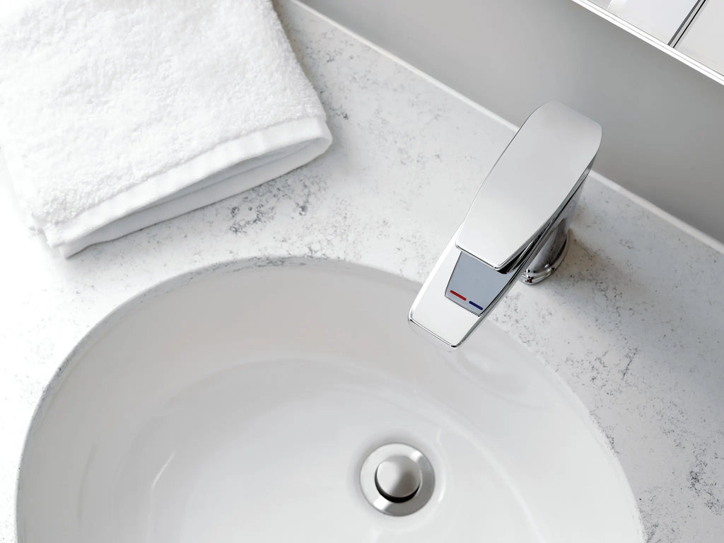 MOEN S8000 Via One-Handle Bathroom Sink Faucet - Chrome