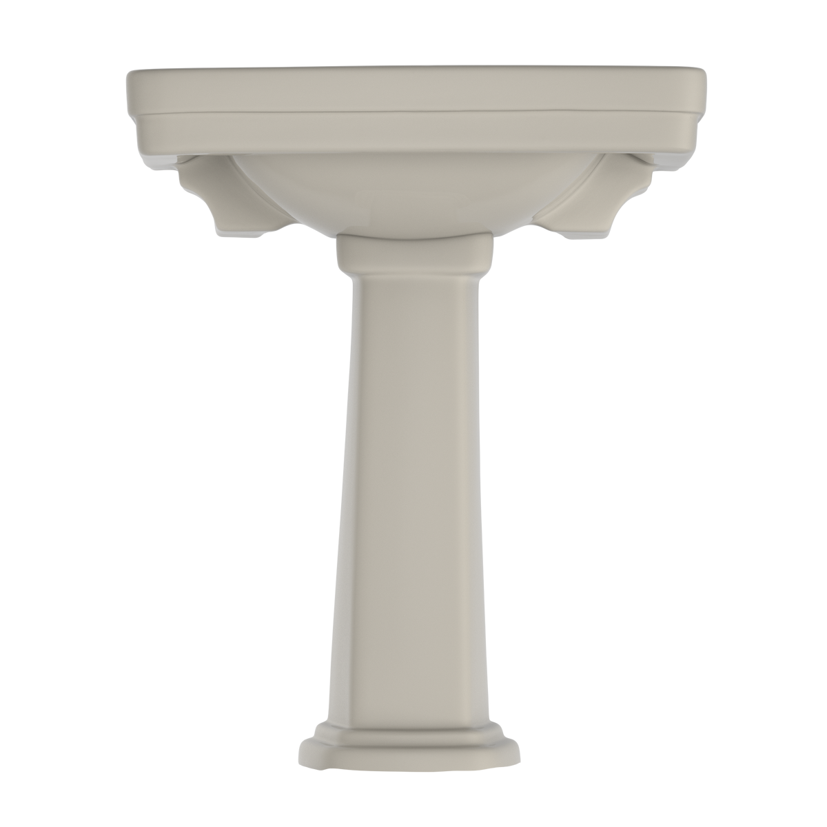 TOTO LPT530.4N#03 Promenade 27-1/2" X 22-1/4" Rectangular Pedestal Bathroom Sink For 4 Inch Center Faucets - Bone