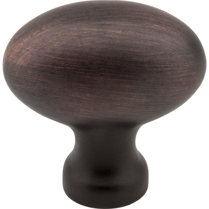 JEFFREY ALEXANDER 3991DBAC Lyon 1-9/16" Length Oval Knob - Brushed Oil Rubbed Bronze