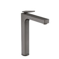 AXOR 39151341 Citterio Single-Hole Faucet 280 with Pop-Up Drain- Rhombic Cut, 1.2 GPM - Brushed Black Chrome