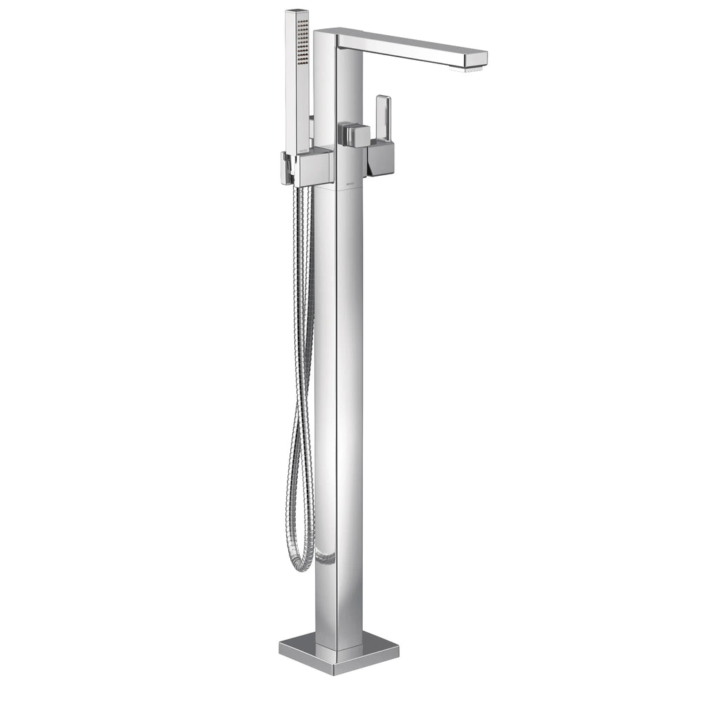 MOEN S905 90 Degree One-Handle Tub Filler Includes Hand Shower - Chrome