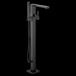 MOEN S905BL 90 Degree  One-Handle Tub Filler Includes Hand Shower In Matte Black