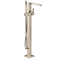 MOEN S905BN 90 Degree One-Handle Tub Filler Includes Hand Shower - Brushed Nickel