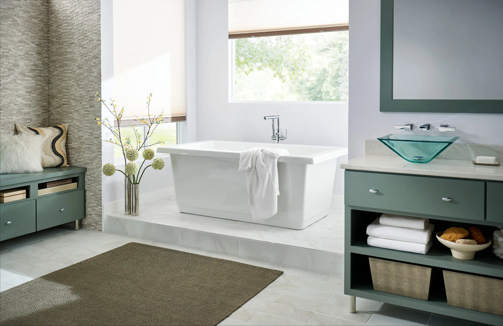 MOEN S93005 Arris One-Handle Tub Filler Including Handheld Shower - Chrome