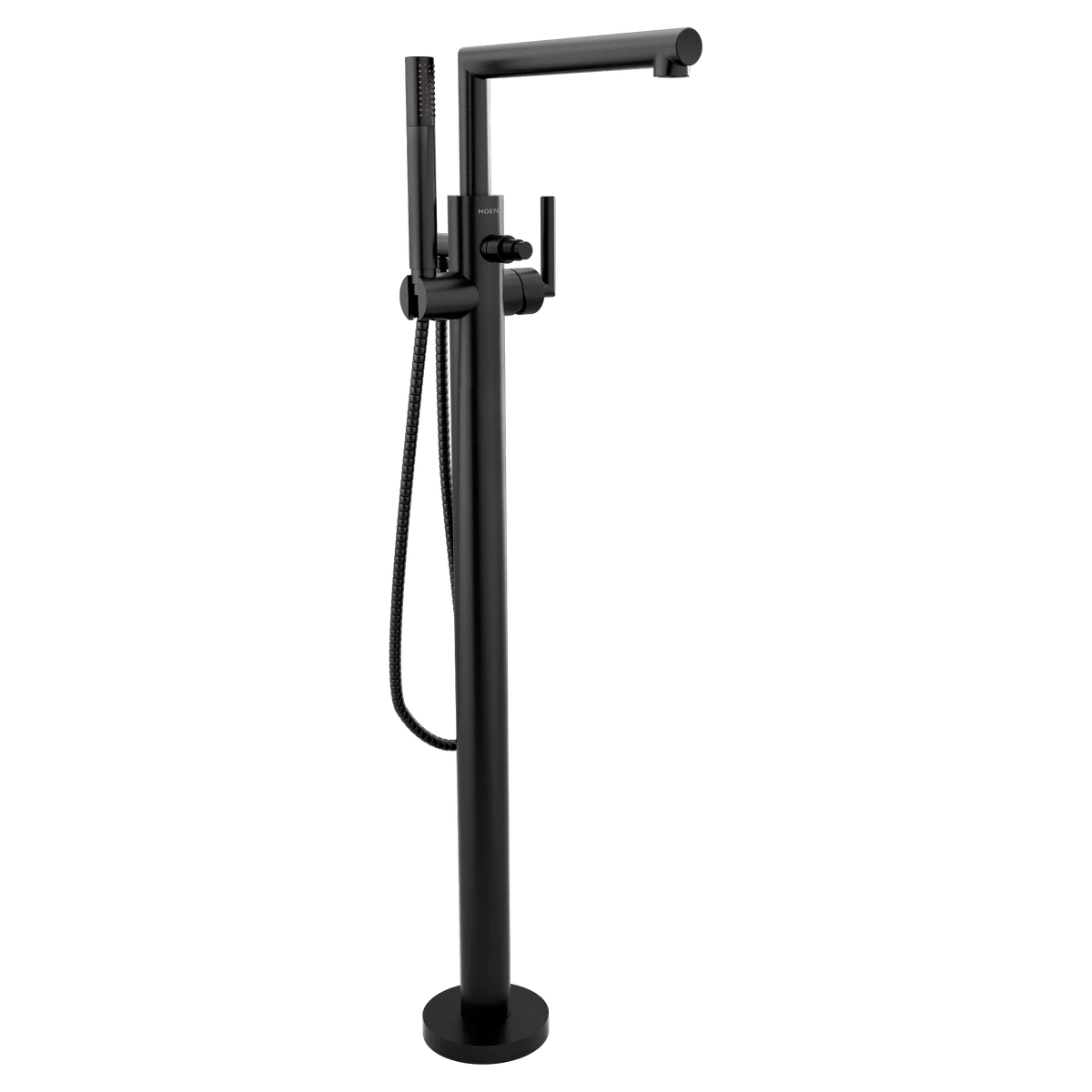 MOEN S93005BL Arris One-Handle Tub Filler Including Handheld Shower - Matte Black