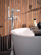 MOEN S931 Flara One-Handle Tub Filler Includes Hand Shower - Chrome