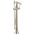 MOEN S931NL Flara One-Handle Tub Filler Includes Hand Shower - Polished Nickel
