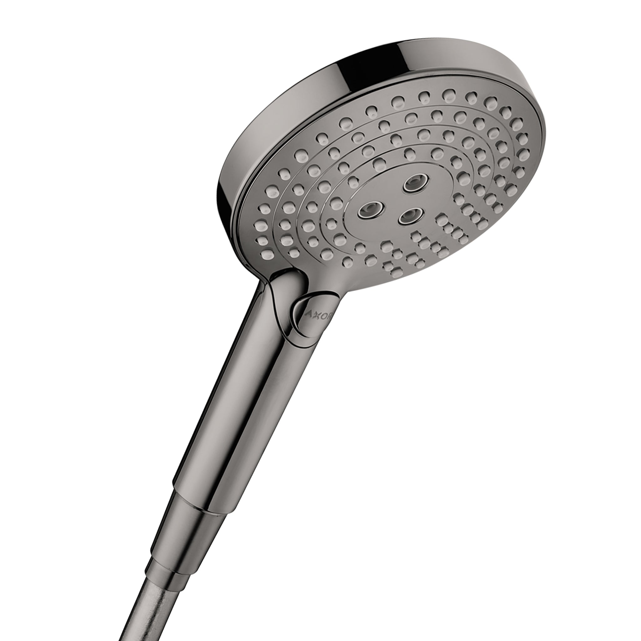 AXOR 26053331 ShowerSolutions Handshower 120 3-Jet, 2.5 GPM - Polished Black Chrome