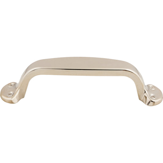 TOP KNOBS M1261 Trunk 3 3/4" Center to Center Bar Pull - Polished Nickel