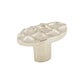 TOP KNOBS TK298PN Cobblestone 2" Length Oval Knob - Polished Nickel