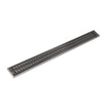 INFINITY DRAIN SAG 10096 ORB S-AG 100 96" S-PVC Series Complete Kit with 4" Wedge Wire Grate in Oil Rubbed Bronze