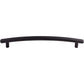 TOP KNOBS TK170BLK Curved 12" Center to Center Appliance Pull - Flat Black