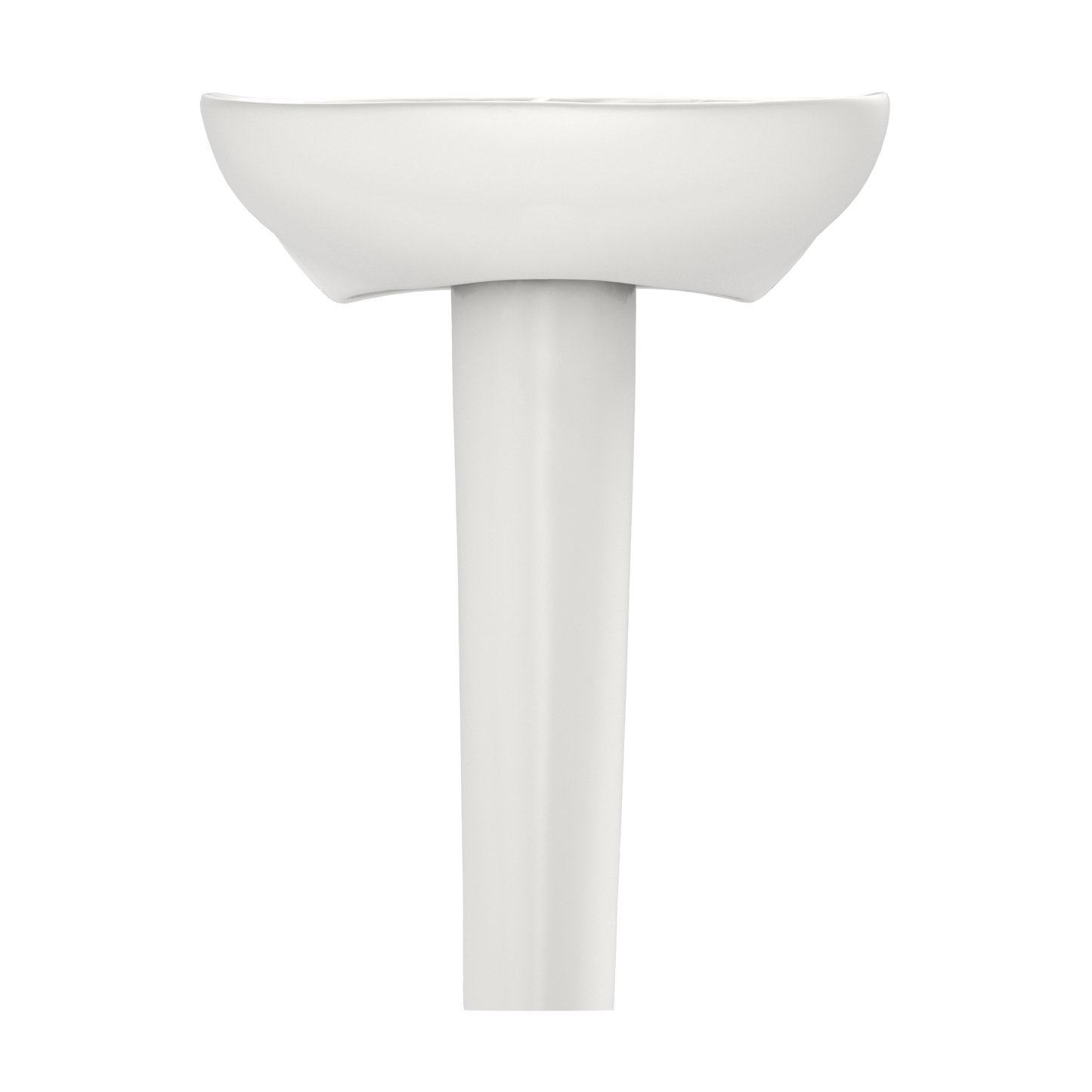 TOTO LPT242G#11 Prominence Oval Basin Pedestal Bathroom Sink With Cefiontect For Single Hole Faucets - Colonial White