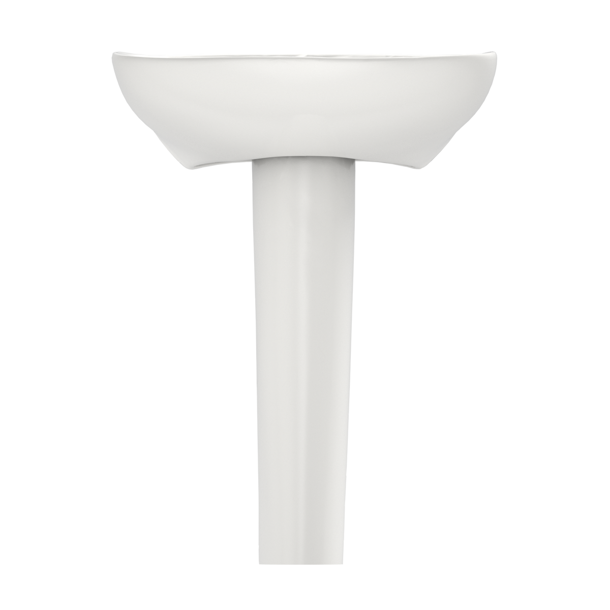 TOTO LPT242G#11 Prominence Oval Basin Pedestal Bathroom Sink With Cefiontect For Single Hole Faucets - Colonial White