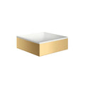 AXOR 42002250 Suite Sinks Square Sink without Overflow, 11 1/4" x 11 1/4" - Brushed Gold Optic