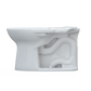 TOTO C776CEFG#01 Drake Elongated Universal Height TORNADO FLUSH Toilet Bowl with CEFIONTECT , Cotton White