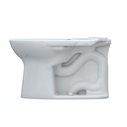 TOTO C776CEG#01 Drake Elongated Tornado Flush Toilet Bowl With Cefiontect - Cotton White