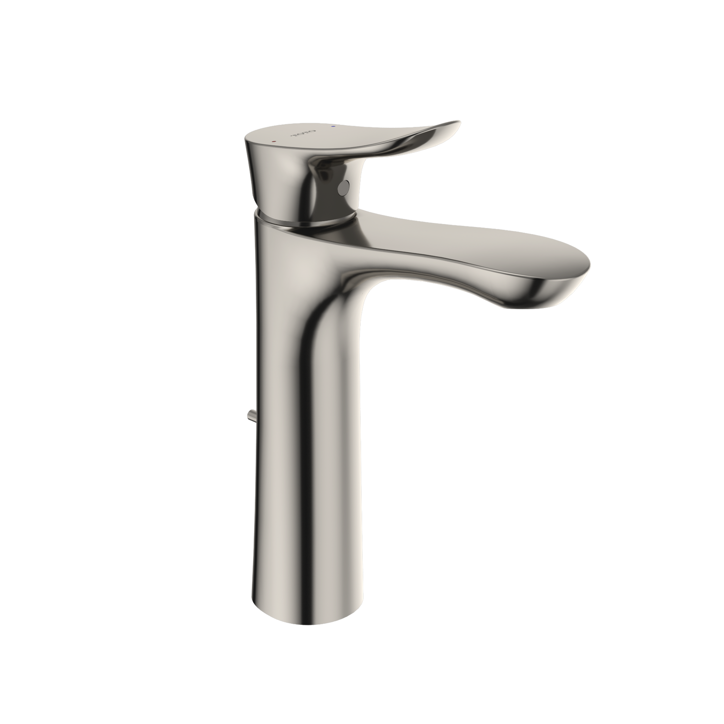 TOTO TLG01304U#PN GO 1.2 GPM Single Handle Semi-Vessel Bathroom Sink Faucet with COMFORT GLIDE Technology , Polished Nickel