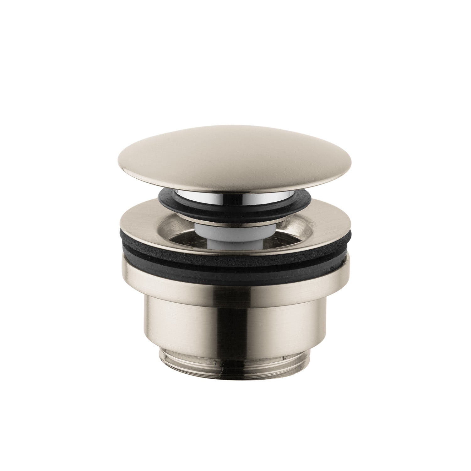 HANSGROHE 50100821  Push-Open Sink Drain - Brushed Nickel