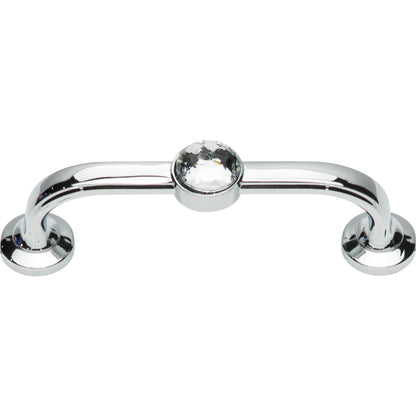 ATLAS 344-CH Legacy Crystal 3" Center to Center Bar Pull - Polished Chrome