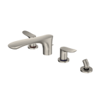 TOTO TBG01202U#BN Go Two-Handle Deck-Mount Roman Tub Filler Trim With Handshower - Brushed Nickel
