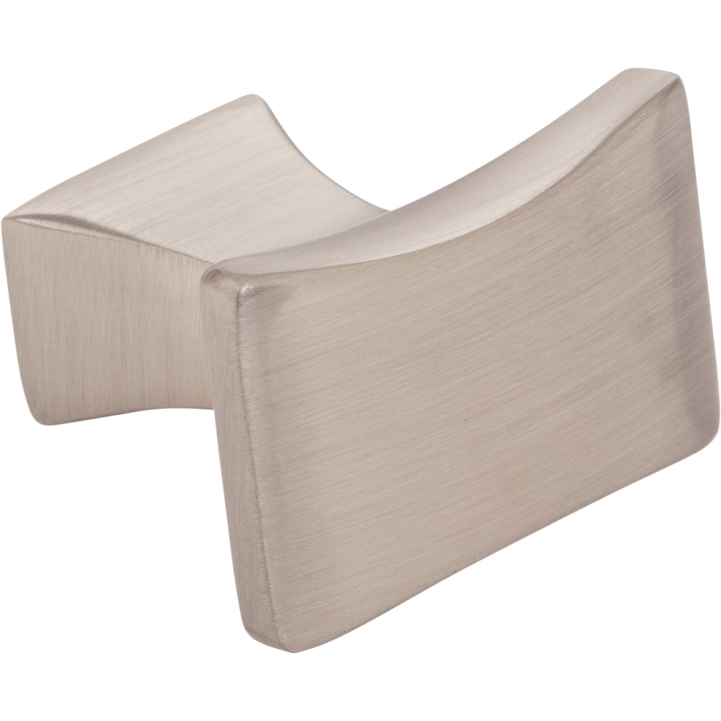 JEFFREY ALEXANDER 767SN Philip 1-1/4" Length Rectangle Knob - Satin Nickel