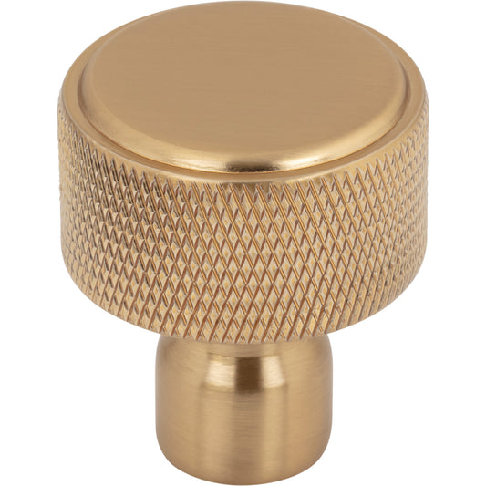 TOP KNOBS TK3260HB Garrison 1 1/8" Length Round Knob - Honey Bronze