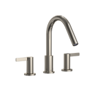 TOTO TBG11201UA#PN Gf Two Lever Handle Deck-Mount Roman Tub Filler Trim - Polished Nickel