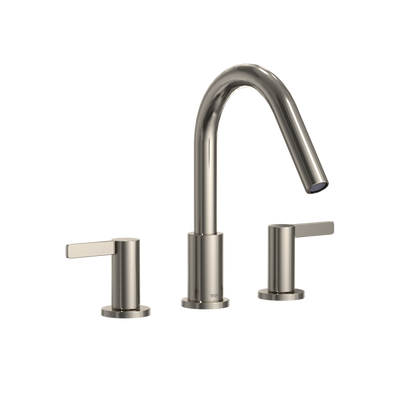 TOTO TBG11201UA#PN Gf Two Lever Handle Deck-Mount Roman Tub Filler Trim - Polished Nickel