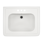 TOTO LPT530.4N#11 Promenade 27-1/2" X 22-1/4" Rectangular Pedestal Bathroom Sink For 4 Inch Center Faucets - Colonial White