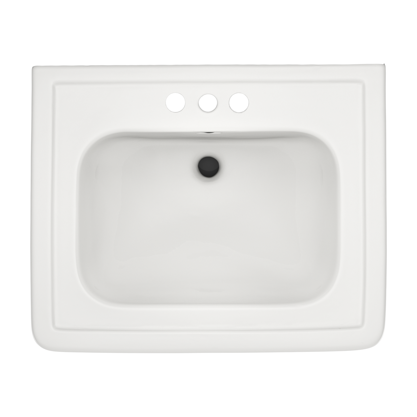 TOTO LPT530.4N#11 Promenade 27-1/2" X 22-1/4" Rectangular Pedestal Bathroom Sink For 4 Inch Center Faucets - Colonial White