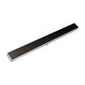 INFINITY DRAIN SDG 6596 ORB S-DG 65 96" S-PVC Series Complete Kit with 2 1/2" Perforated Circle Pattern Grate in Oil Rubbed Bronze