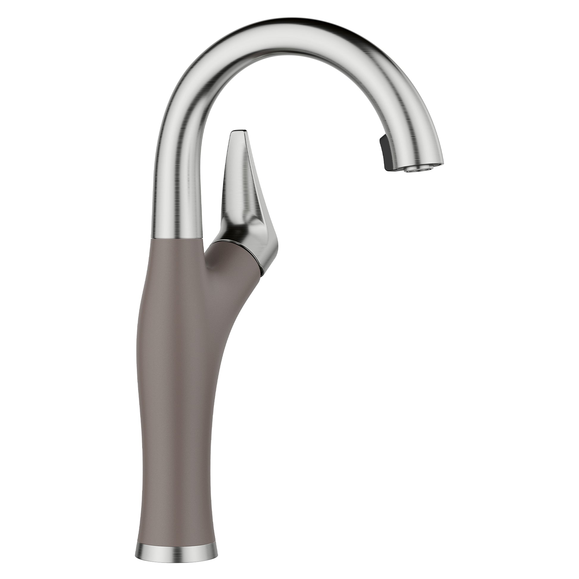 BLANCO 443042 Artona Artona Pull-Down Dual-Spray Bar Faucet - PVD Steel/Volcano Gray in Pvd Steel/Volcano Gray