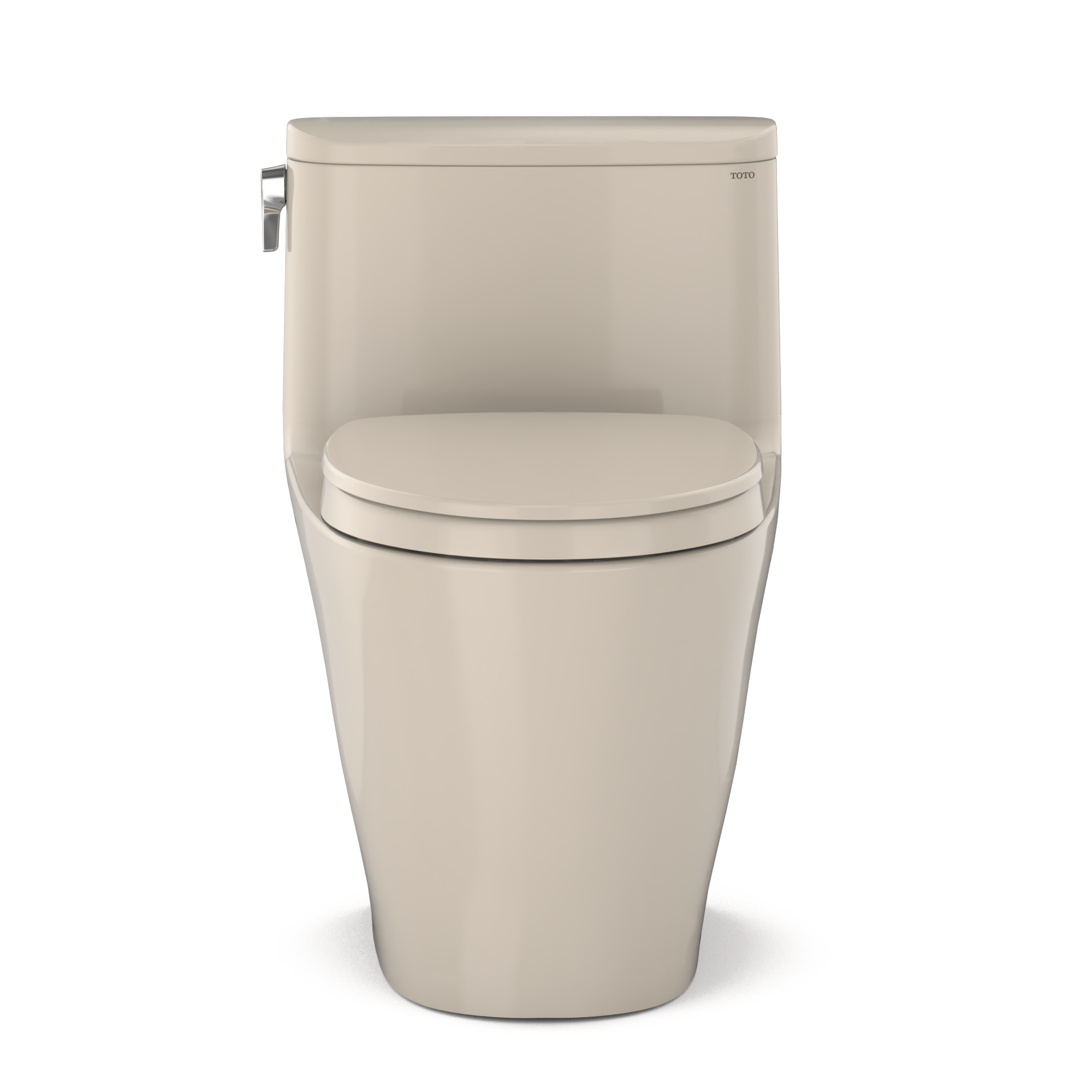 TOTO MS642124CEFG#03 Nexus One-Piece Elongated 1.28 Gpf Universal Height Toilet With Cefiontect And Ss124 Softclose Seat - Bone